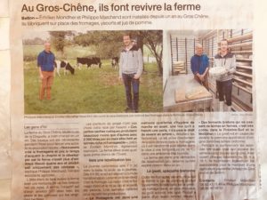Article Le gros chêne - Ouest France Rennes 2020